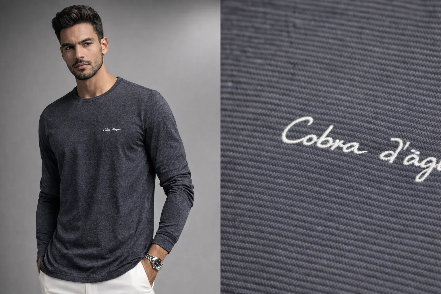 CAMISA ML COTIDIANO REF 21020004 2 (1) Camiseta Manga Longa - Cobra D'agua