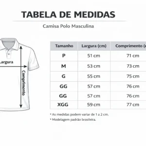 Medida Camisa Polo