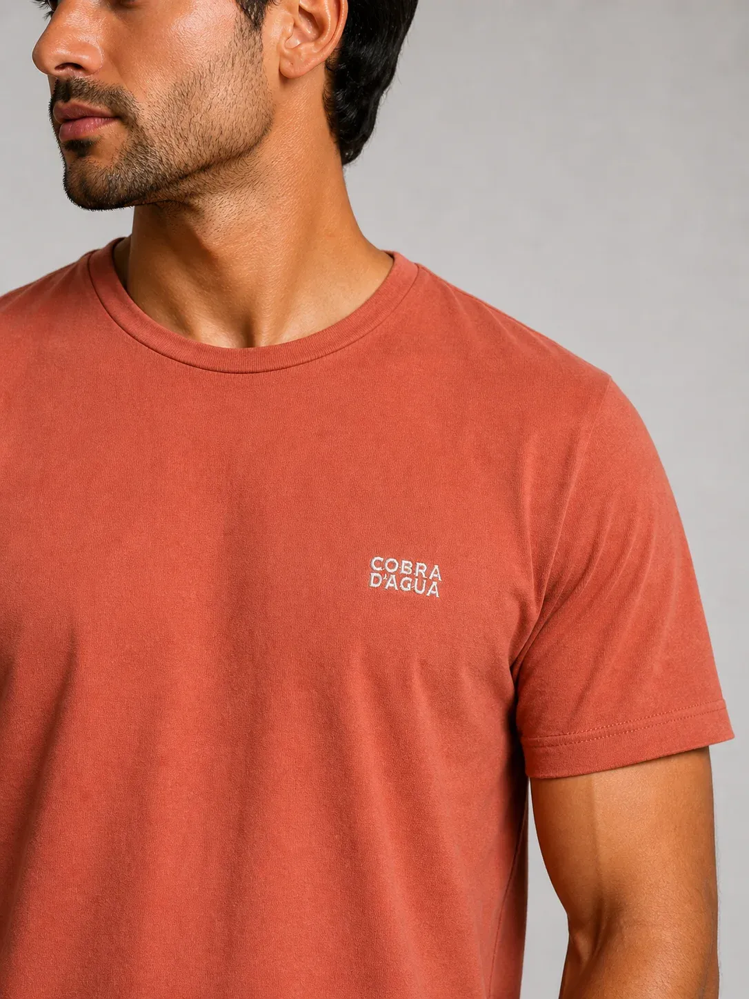 camiseta-careca-casual-destak-2-ref-P8014A Camiseta Manga Curta - Cobra D'agua