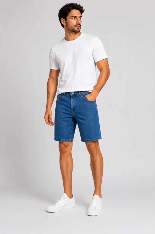 Bermuda Jeans Masculina Cobra D'agua REF-16020006